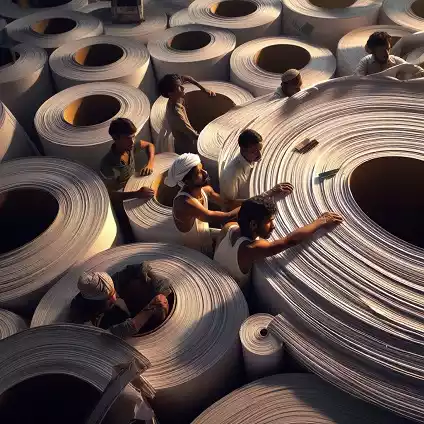 Syed Mortuja Selling 24-Inch Newsprint Rolls by Online